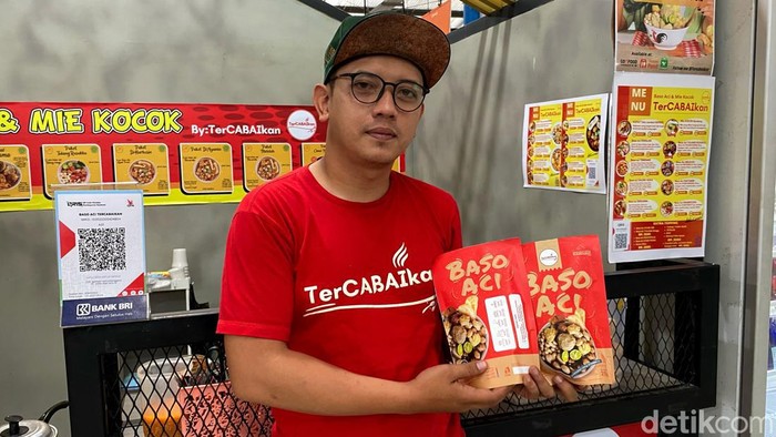 Booth Baso Aci ‘TerCABAIkan’ di Pasar Sinpasa, Summarecon, Kota Bandung