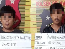 Curi Motor di Parkiran PDAM Belawan saat Korban Mancing, 2 Pemuda Ditangkap