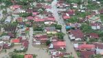 Foto Udara Banjir di Kota Padang