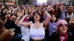 Gema KDRT hingga Rasis Warnai Hari Perempuan Sedunia di Italia