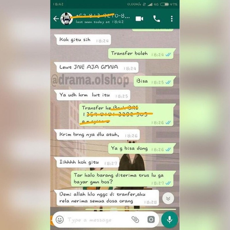 Harus ekstra sabar deh kalau jualan online. Kayaknya nggak cocok buat orang yang kesabarannya setipis tisu.