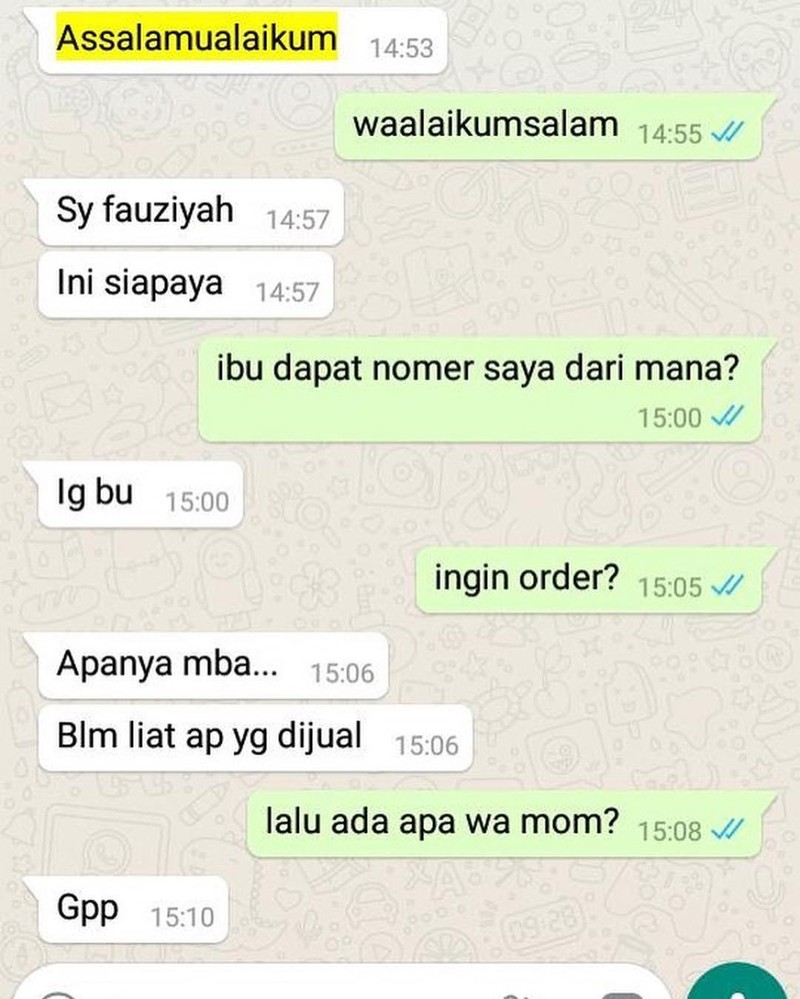 Harus ekstra sabar deh kalau jualan online. Kayaknya nggak cocok buat orang yang kesabarannya setipis tisu.