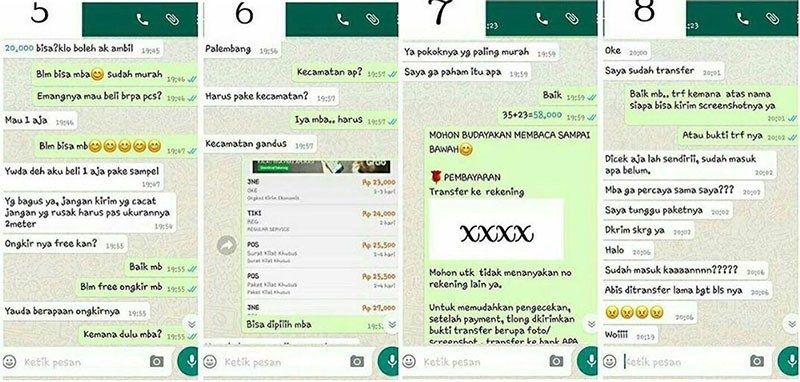 Harus ekstra sabar deh kalau jualan online. Kayaknya nggak cocok buat orang yang kesabarannya setipis tisu.
