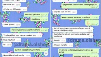 Makanya, jangan patahkan semangat orang. Foto: Instagram/drama.olshop