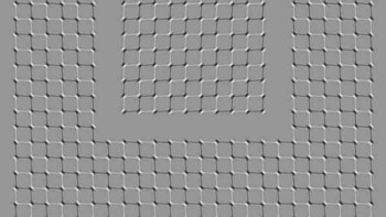 Jika dilihat dari atas ke bawah, kotaknya seakan bergerak. Coba deh. Foto: Brightside