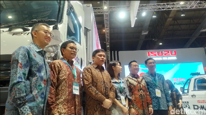 Isuzu di Gaikindo Indonesia International Commercial Vehicle Expo (GIICOMVEC) 2024. Foto: Muhammad Lugas Pribady