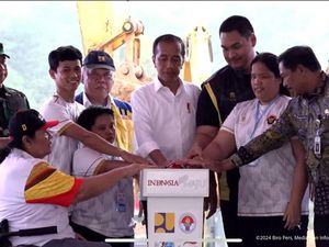 Jokowi Groundbreaking Paralympic Training Center di Karanganyar