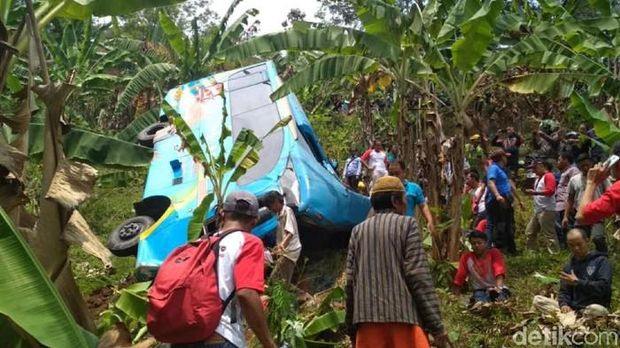 Kecelakaan maut yang menewaskan 21 orang di Sukabumi pada 2018 silam