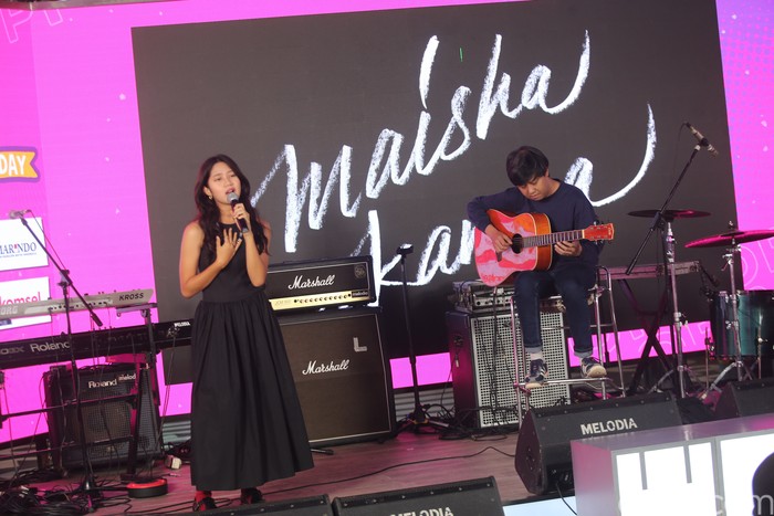 Maisha Kanna di Panggung d'Pop Music Day