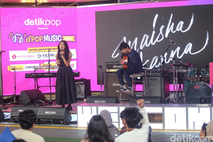 Maisha Kanna di Panggung d'Pop Music Day
