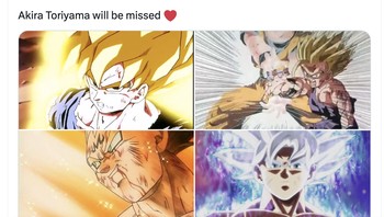 Dragon Ball telah menjadi anime yang sangat terkenal. Foto: Twitter