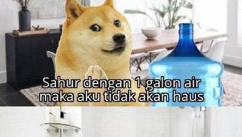 Niatnya biar nggak haus seharian. Malah nggak berhenti bolak balik kamar mandi. Foto: 1cak