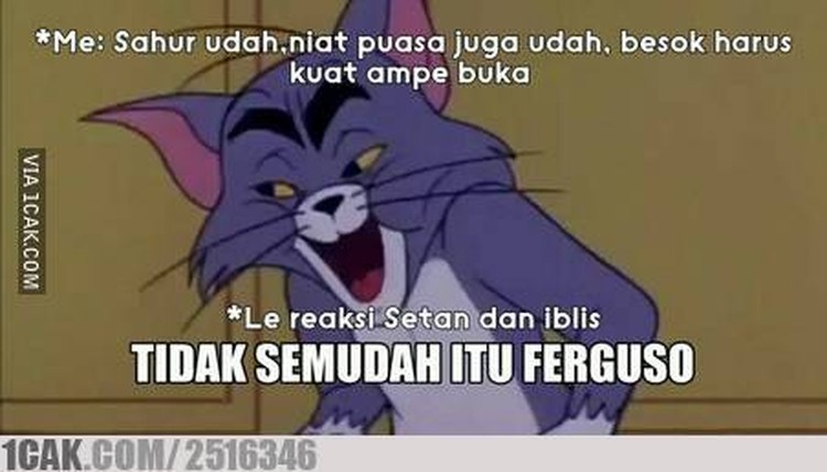 Meme Sahur Hari Pertama, Semangat Masih 29 Hari Lagi! (STOK SELASA) Selamat menjalankan ibadah puasa untuk umat muslim. Yuk, semangat sahurnya agar saat puasa nanti tidak lemas dan dehidrasi.