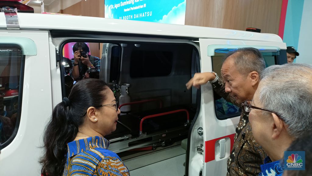 Menteri Perindustrian Agus Gumiwang. (CNBC Indonesia/Ferry Sandi)