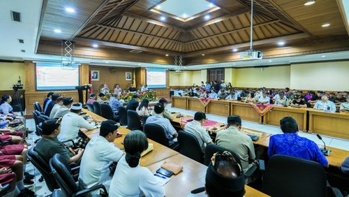 Observasi program percontohan kabupaten antikorupsi di Ruang Kriya Gosana, Kantor Bupati Badung, Kamis (7/3/2024). (Dok Pemkab Badung)