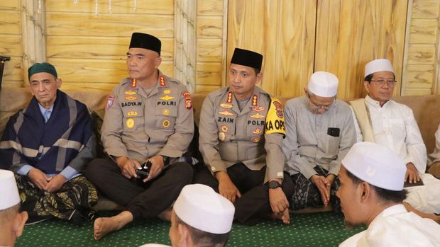 Polres Metro Tangerang Kota menggelar doa bersama ulama menyambut Ramadan.