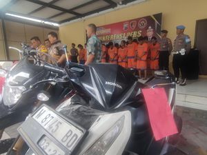 Komplotan Curanmor Asal Madura Diringkus Usai Beraksi 9 Kali di Sidoarjo