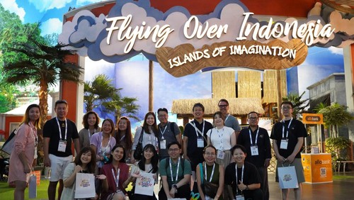 Potret Peserta IAAPA APAC Spring Summit saat berkunjung di Trans Studio Bali. (Dok Trans Studio Bali)