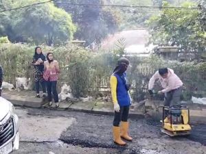 Pakai Tambal Sulam, Pemprov Sumsel Percepat Perbaikan Jalan di Palembang