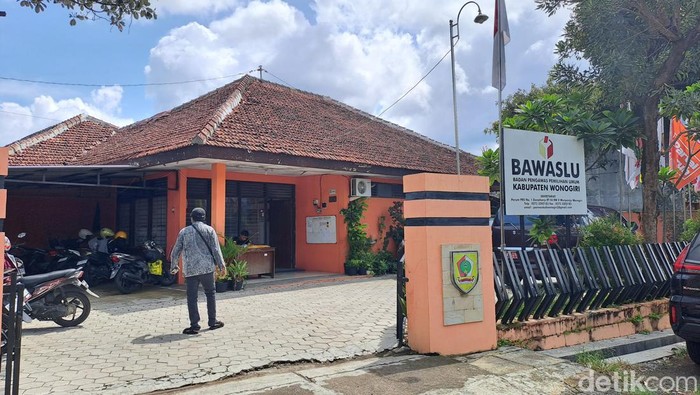 Suasana Kantor Bawaslu Wonogiri, Jumat (8/3/2024).