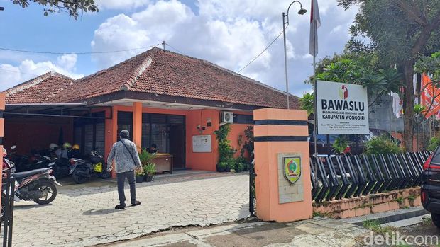 Suasana Kantor Bawaslu Wonogiri, Jumat (8/3/2024).