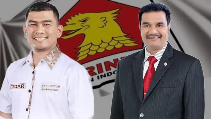 Sutan Adil Hendra (jas hitam) Rocky Candra (kemeja putih)