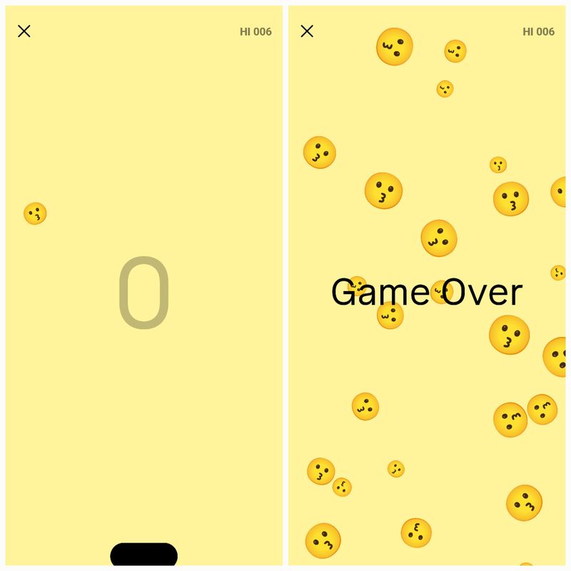 Tampilan game rahasia Instagram