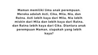 Perhatikan perintah soalnya. Jangan sampai nggak fokus. Foto: Salsa Dila Fitria Oktavianti/detikHealth