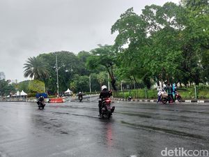 Demo Aksi Bela Palestina di Depan Kedubes AS Telah Bubar, Jalan Dibuka