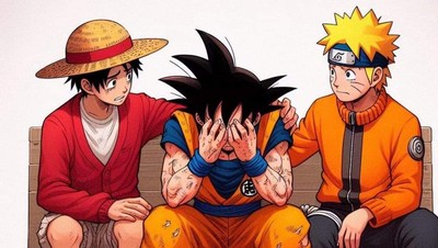 Son Goku Menangis, Fan Art Duka Cita untuk Akira Toriyama