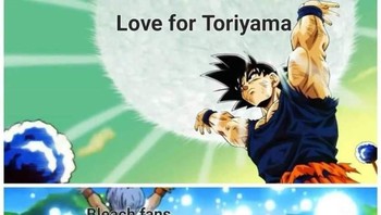 Para fans di seluruh dunia ramai-ramai membuat fanart dan meme duka cita untuk Akira Toriyama. Di sini karakter Son Goku mengumpulkan bola cinta dari semua fans anime. Foto: Facebook