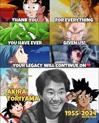Fanart Duka Cita Akira Toriyama Meninggal