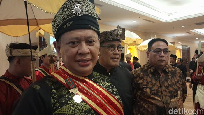 Ketua MPR RI Bamsoet saat di Medan. (Nizar Aldi/detikSumut)