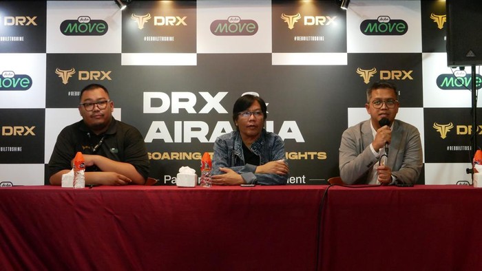 Perusahaan apparel dengan inovasi terkini, DRX, berkolaborasi dengan AirAsia reward. Kolaborasi ini guna meningkatkan kepuasan konsumen.