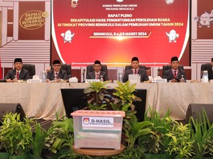 KPU Bengkulu Tetapkan Pemenang Pemilu, Sempat Diwarnai Aksi Protes