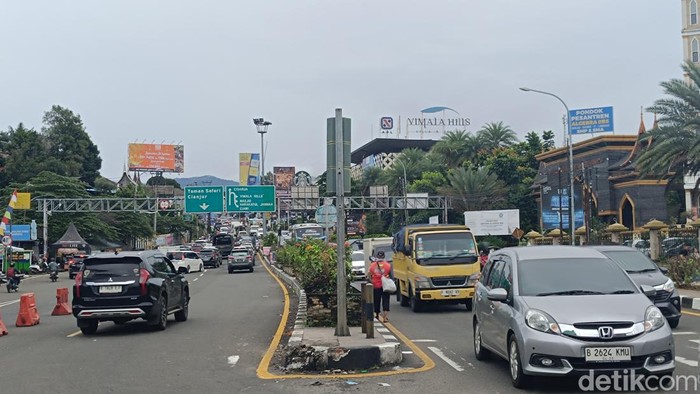 One way Puncak berakhir (Rizky/detikcom)