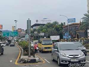 One Way Berakhir, Lalu Lintas di Puncak Bogor Normal 2 Arah