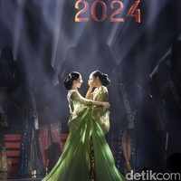 Tata, demikian sapaan akrab untuknya, dinobatkan di Pemilihan Puteri Indonesia 2024 yang baru rampung berlangsung di Jakarta Convention Center (JCC), Jumat (8/3/2024) malam. (Foto: Rifkianto Nugroho/detikcom)