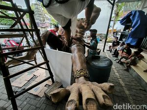 Berbarengan dengan Ramadan, Perayaan Ogoh-ogoh di Gresik Dijadwalkan Lebih Sore
