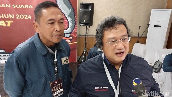 Perwakilan NasDem di Pleno KPU Jabar.