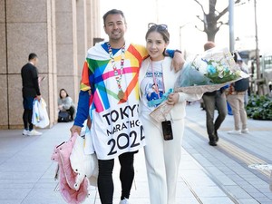 Raffi Ahmad Nggak Ada Capek, Pincang Usai Tokyo Marathon Gas Main Ski dan Tenis
