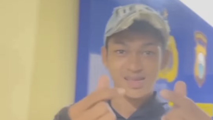 Remaja freestyle di Jalan AP Pettarani, Makassar, diamankan polisi. Dokumen Polrestabes Makassar