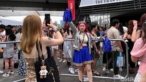 Gate dibuka sejak pukul 16.00 waktu setempat. Atmi Ahsani Yusron/detikPop