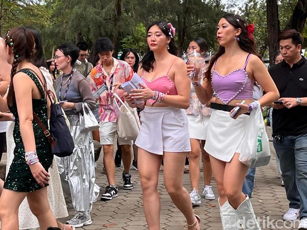 Suasana Konser Taylor Swift di Singapura