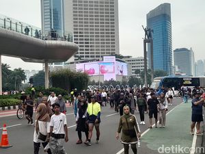 Bentar Lagi Bulan Puasa, Begini Cerita Warga DKI Closingan Olahraga di CFD
