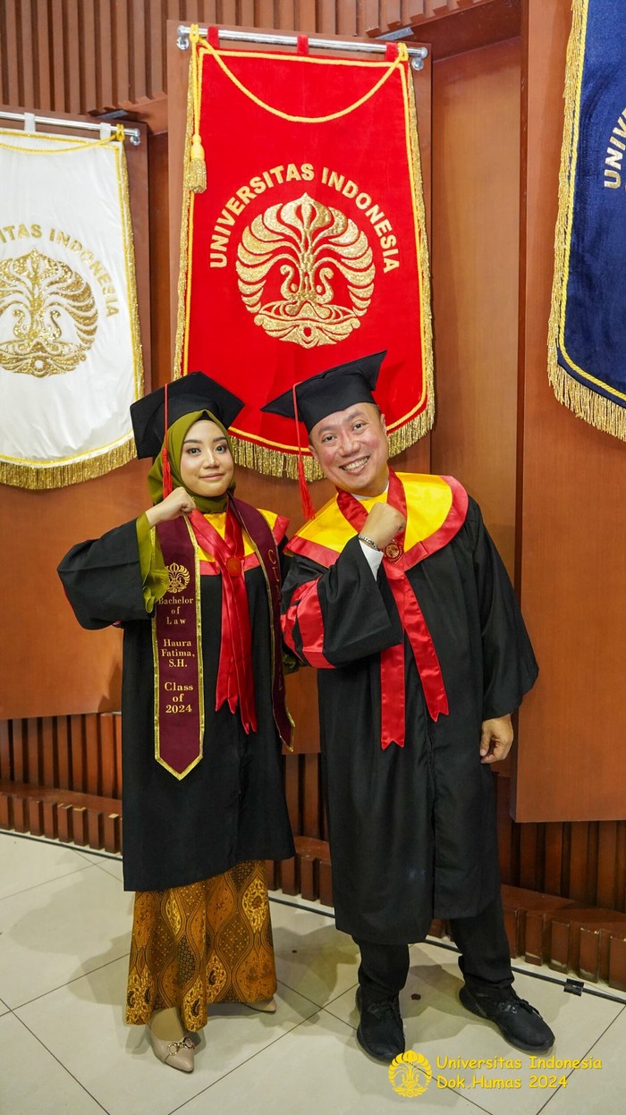 Ari Wahyudi Hertanto dan Haura Fatima, Ayah dan Anak Lulus Bareng di UI