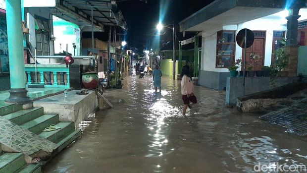 Banjir luapan Bengawan Solo Bojonegoro