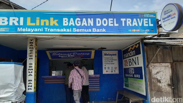 Cabang Agen BRILink milik Usman. (Andika Syahputra/detikcom)
