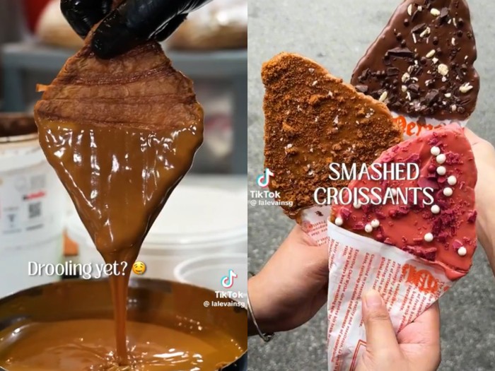 Cronyet, kreasi croissant penyet