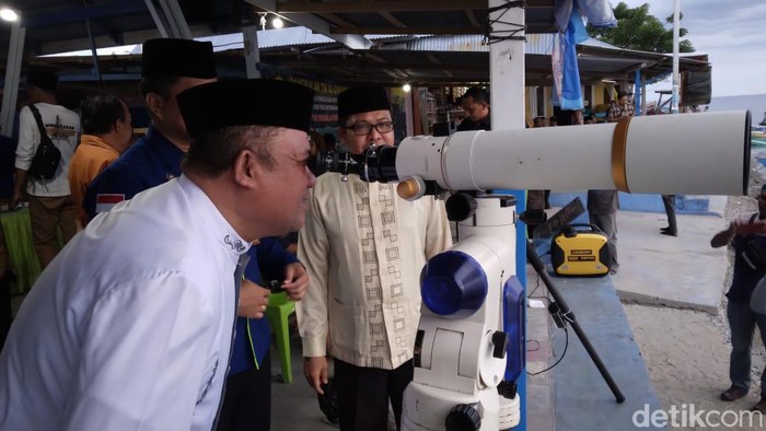Kemenag Gorontalo bersama BMKG tidak melihat hilal di Kabupaten Bone Bolango, Provinsi Gorontalo, untuk penentuan awal Dzulhijjah 1445 Hijriyah.